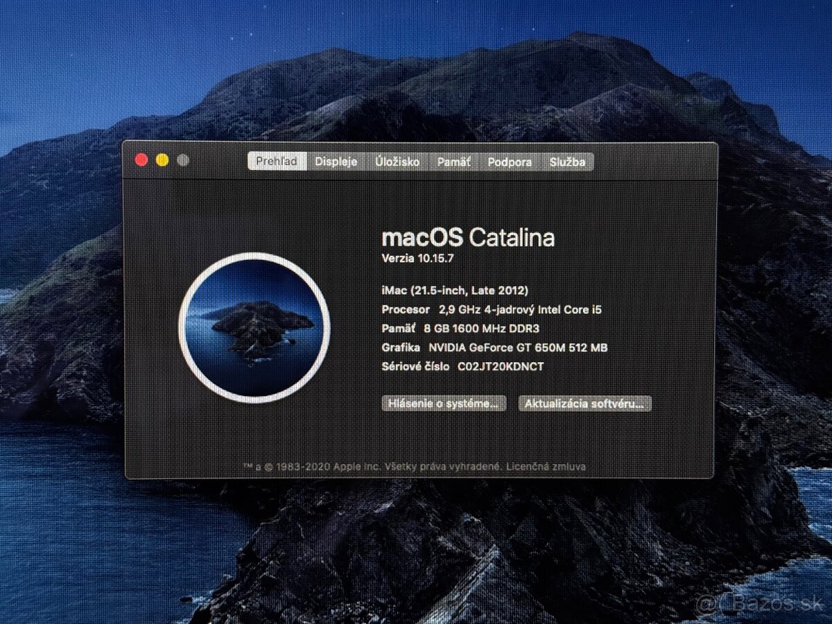 iMac 21.5” 2012 - i5, 8gb ram, 1TB SSD - 3