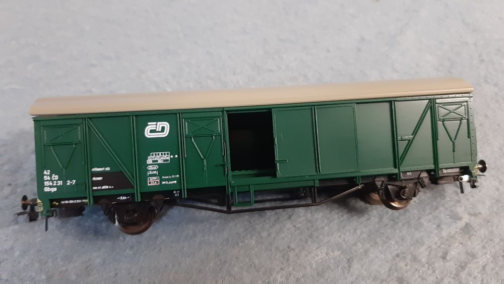 Vláčiky - vozeň ROCO H0 Gbgs ČD - 3