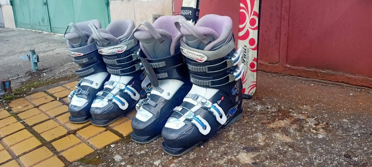 2x Lyže + lyžiarky - 3