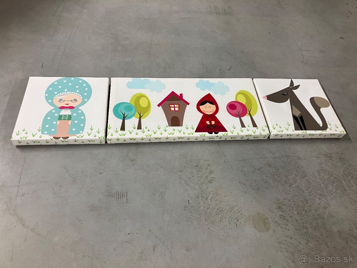 Obrazy červená čiapočka - 3