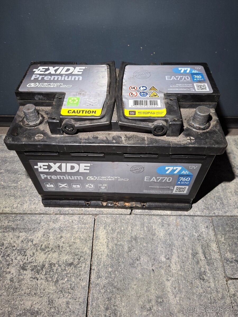 autobateria exide 77ah - 3