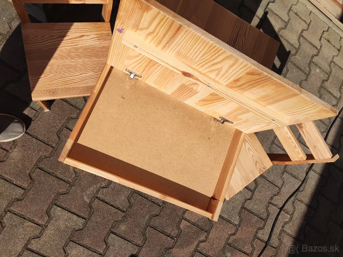 Decky drevený stôl - 3