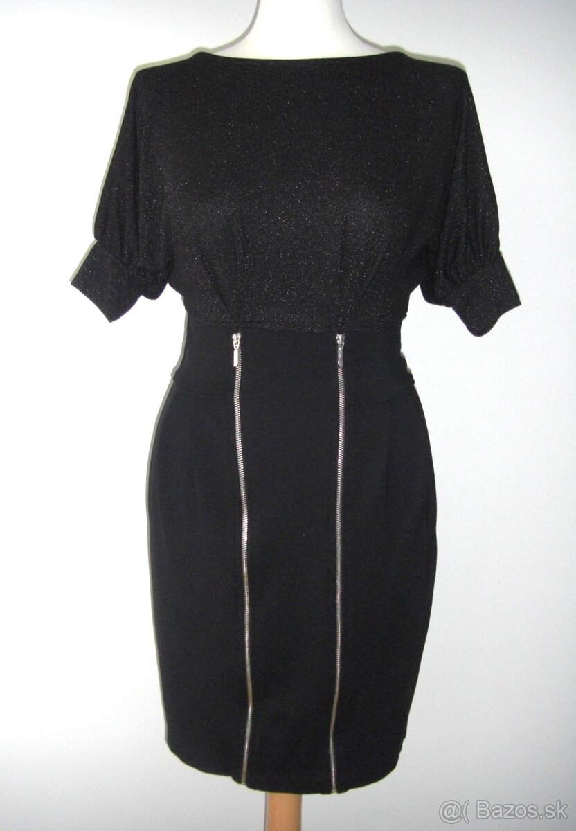Čierne šaty so zipsami - ORSAY - 3