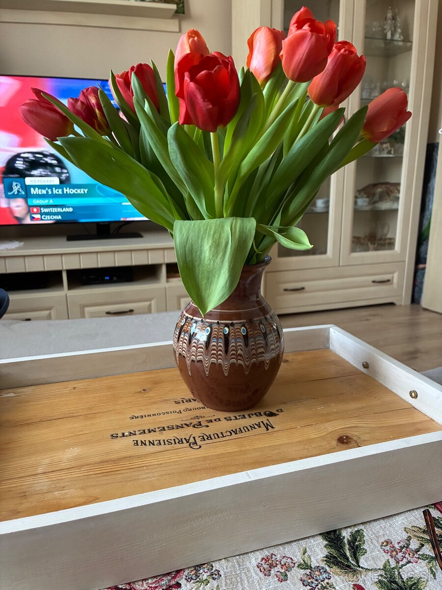 Keramická váza po babke - 3