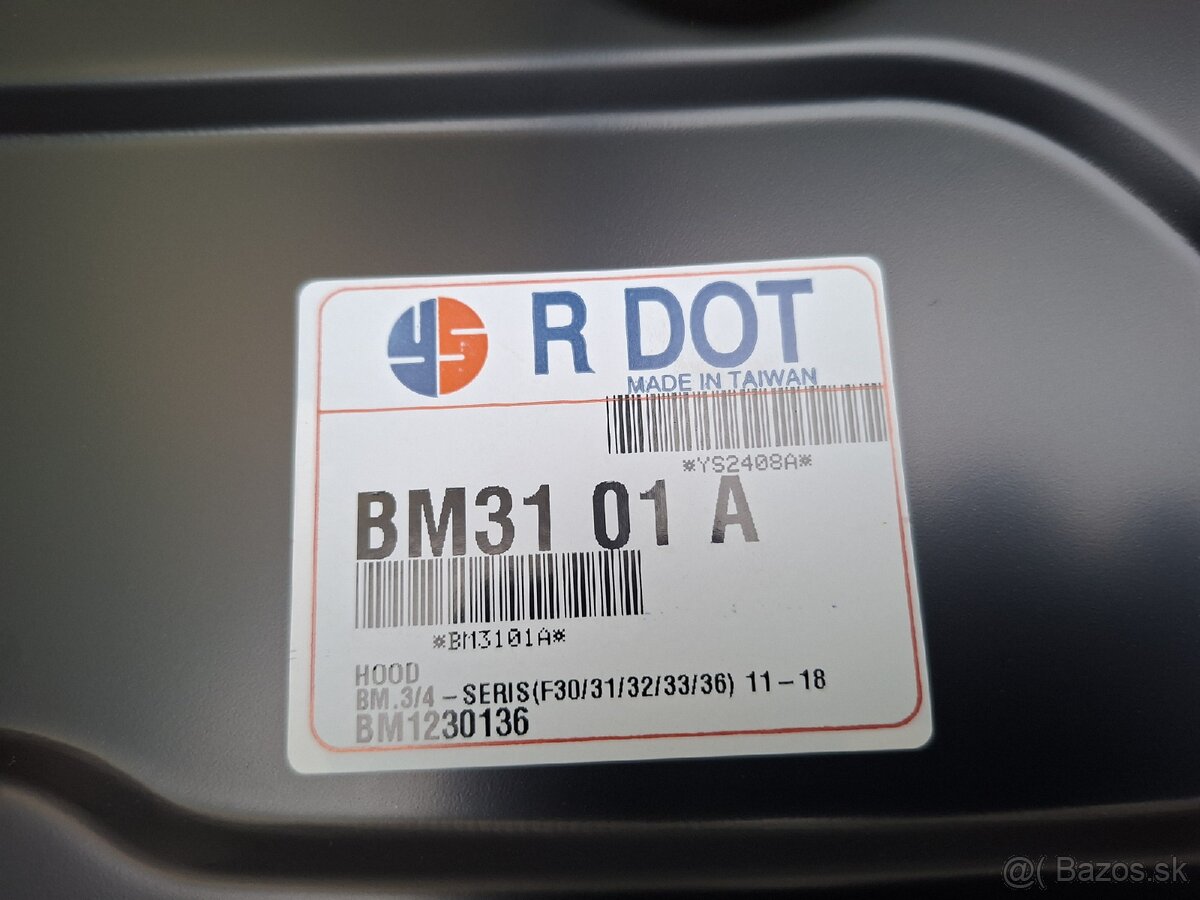 BMW kapota rad 3 a 4 - 3