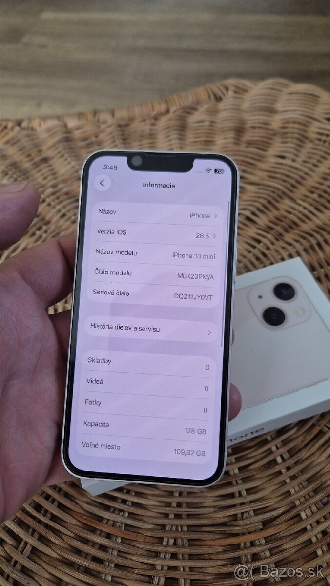 Apple iphone 13 mini ruzovy 128gb - 3