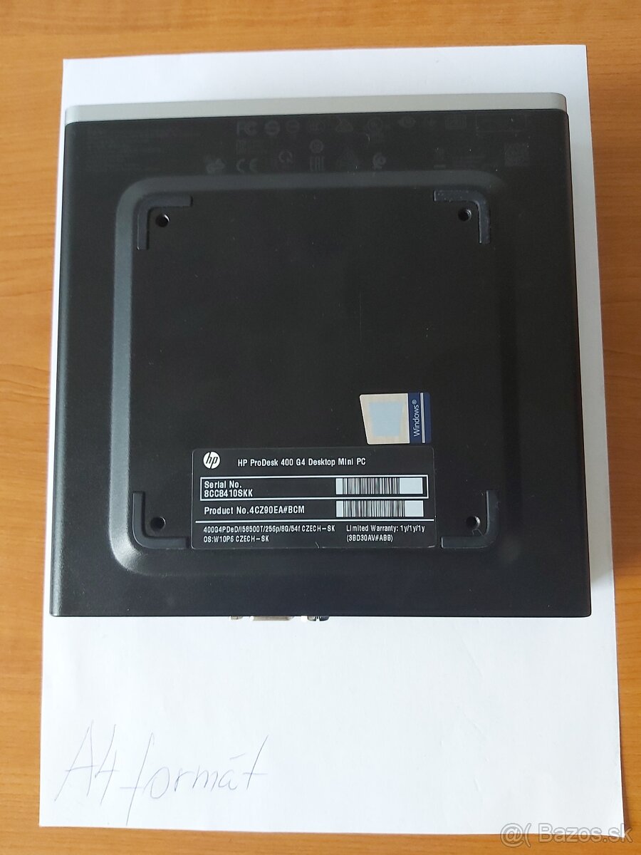 Predám mini PC HP ProDesk 400 G4 Desktop - 3