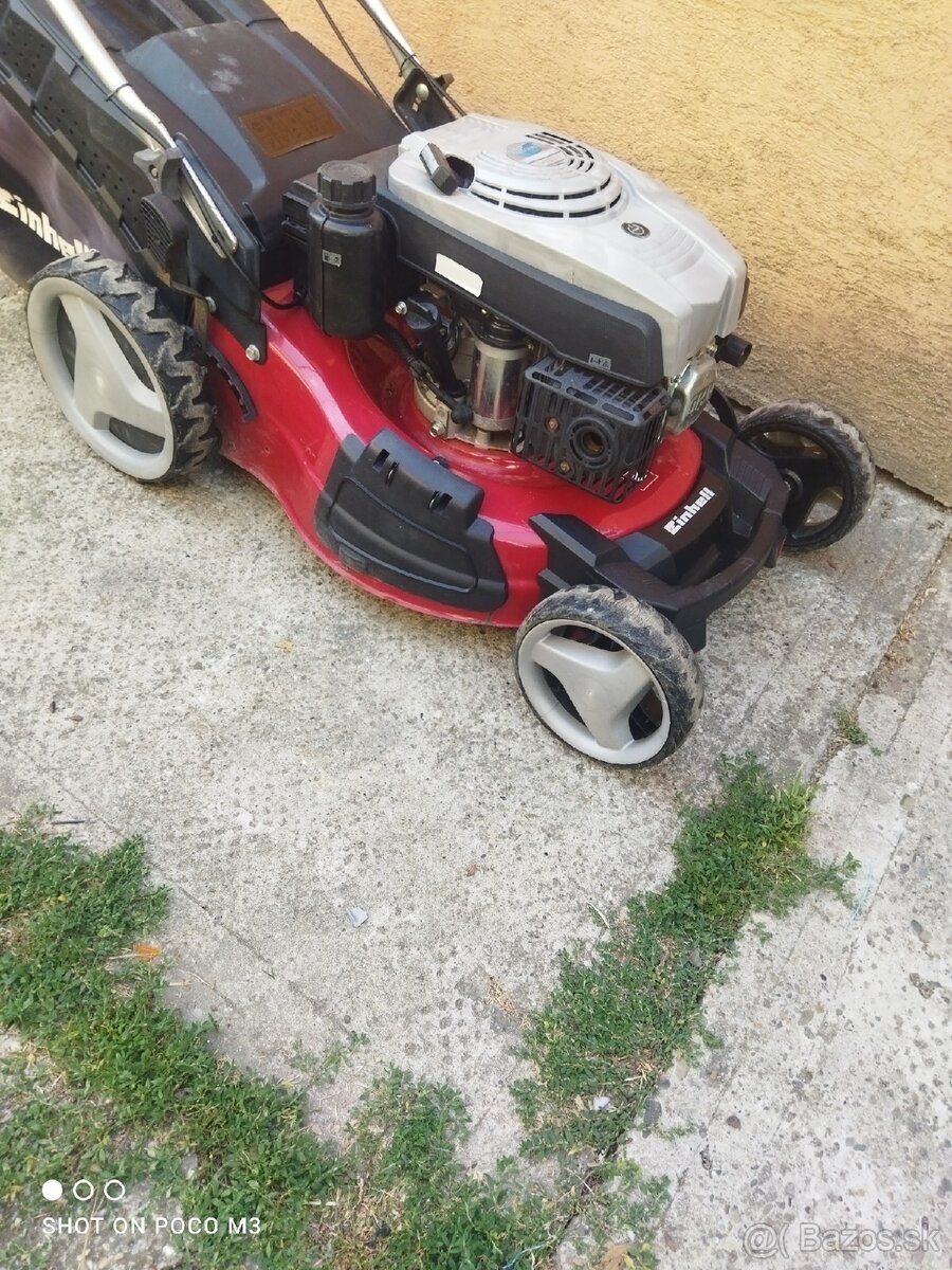 Benzínová kosačka Einhell s pojazdom a štartérom - 3