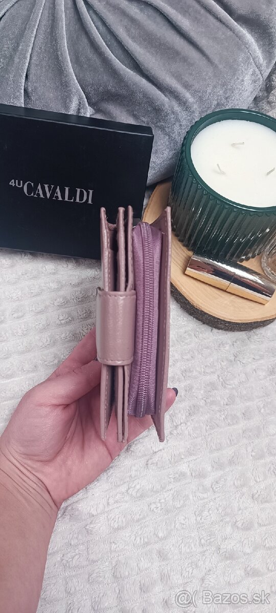 KOŽENÁ staroružová peňaženka - 3