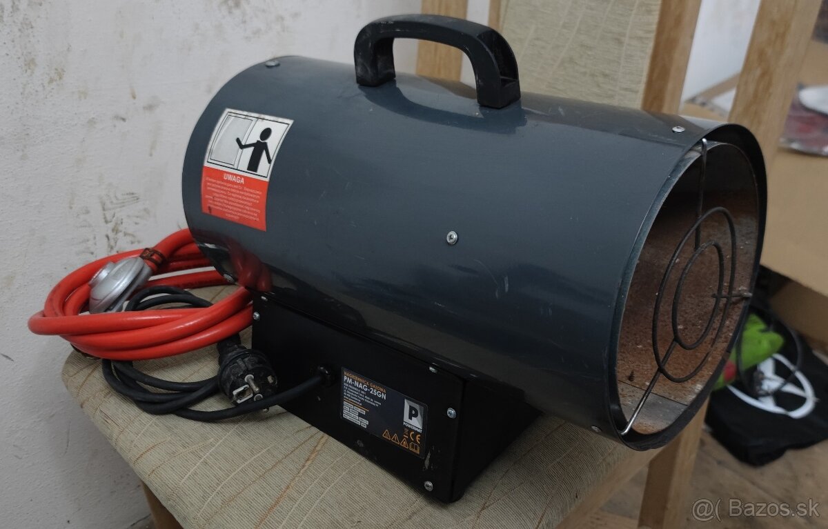 Plynový ohrievač/delo 25kW - 3