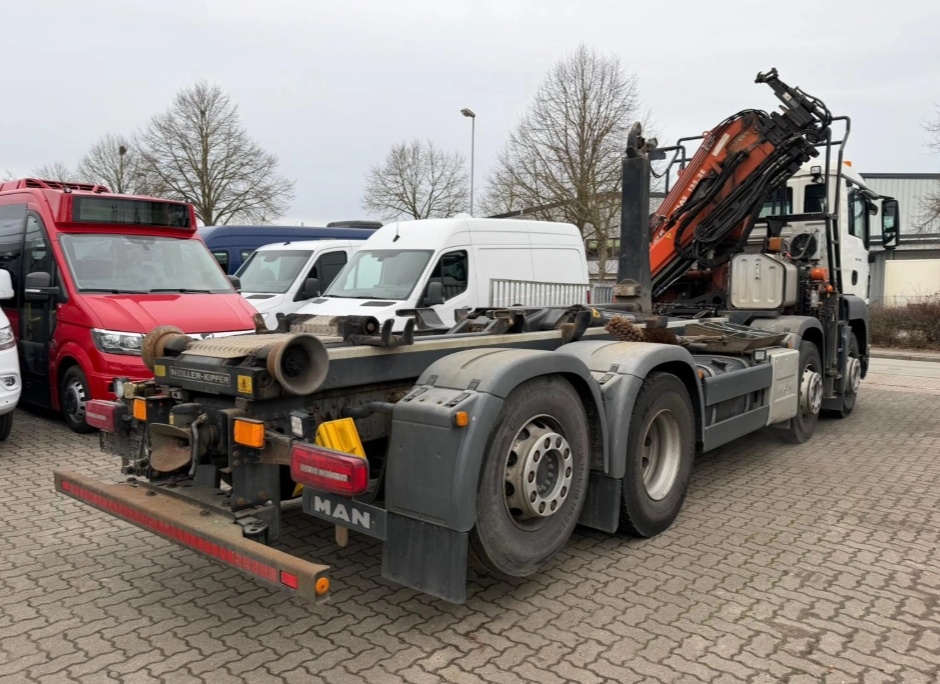 9588 - MAN TGS. 35.400 - 8x2 – Nosič kontejnerů + HR-ATLAS 1 - 3