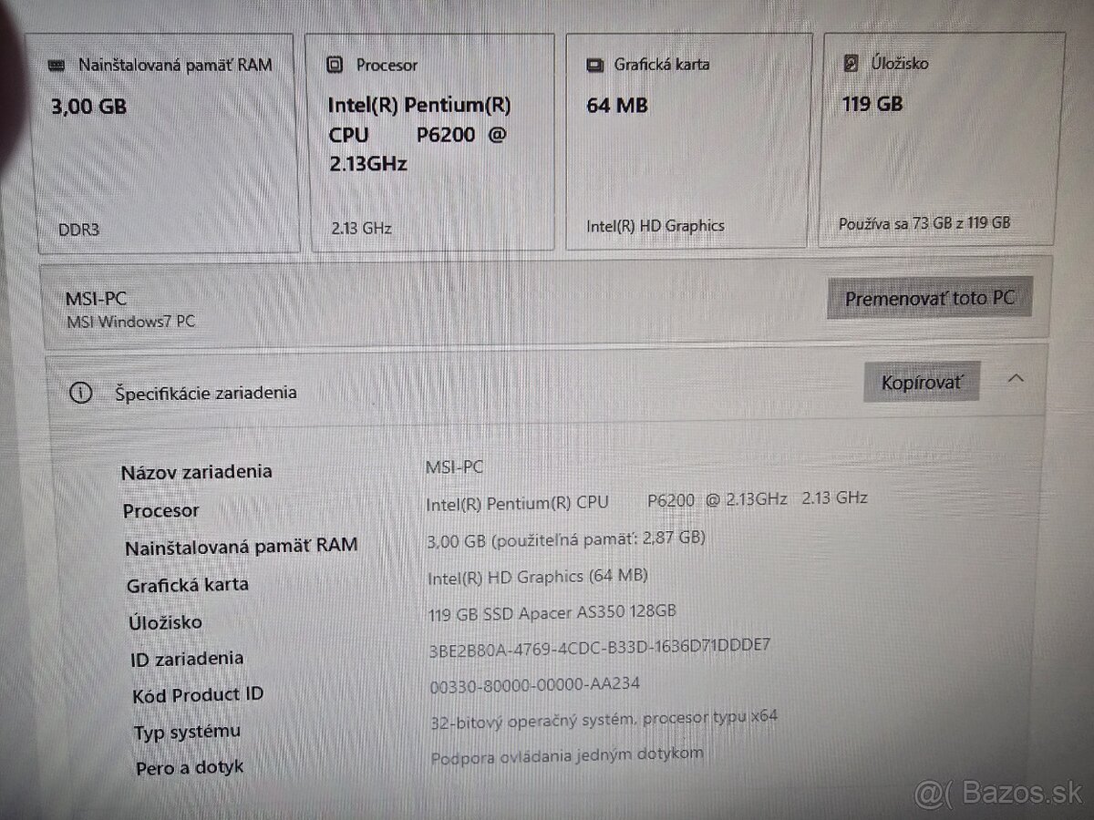 Predam ALL IN ONE PC MSI - 3