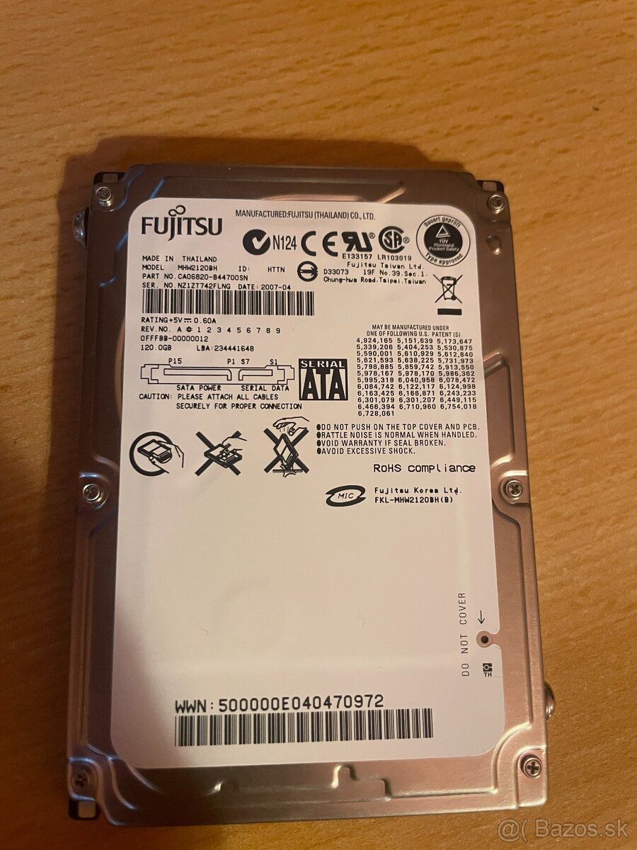 WD Blue 1TB + Fujitsu 120GB - 3