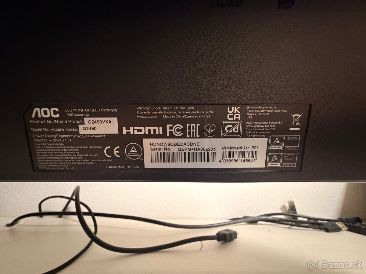 Herný monitor AOC - 3