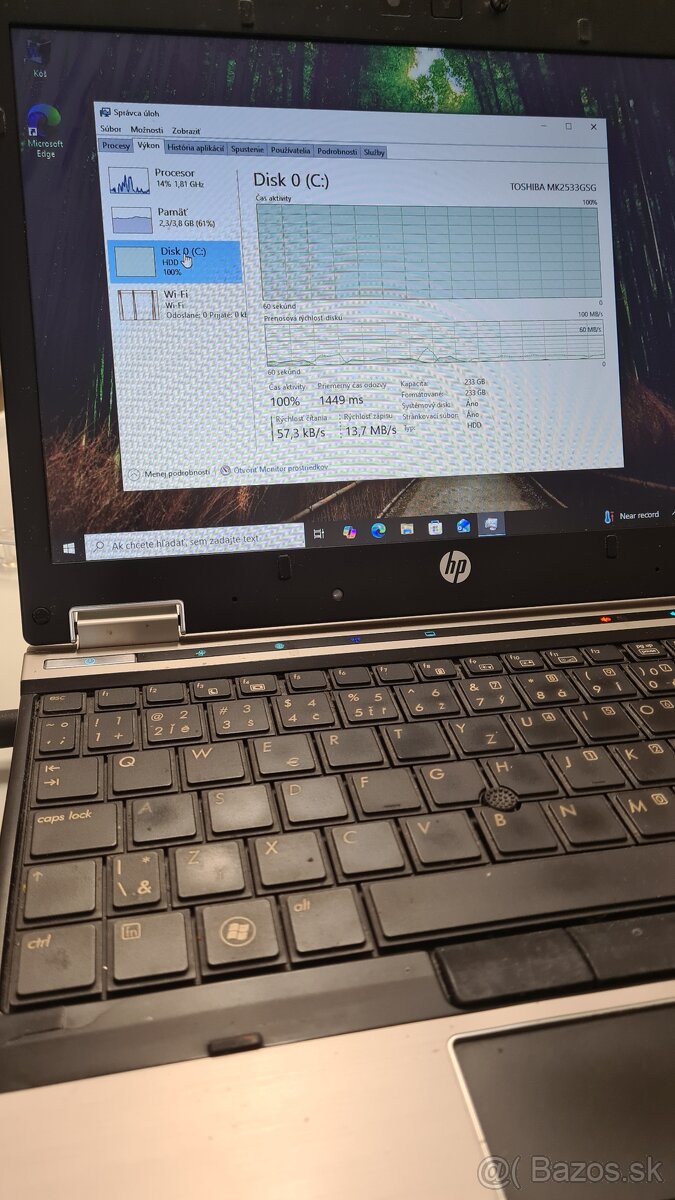 HP elitebook 2540p - 3