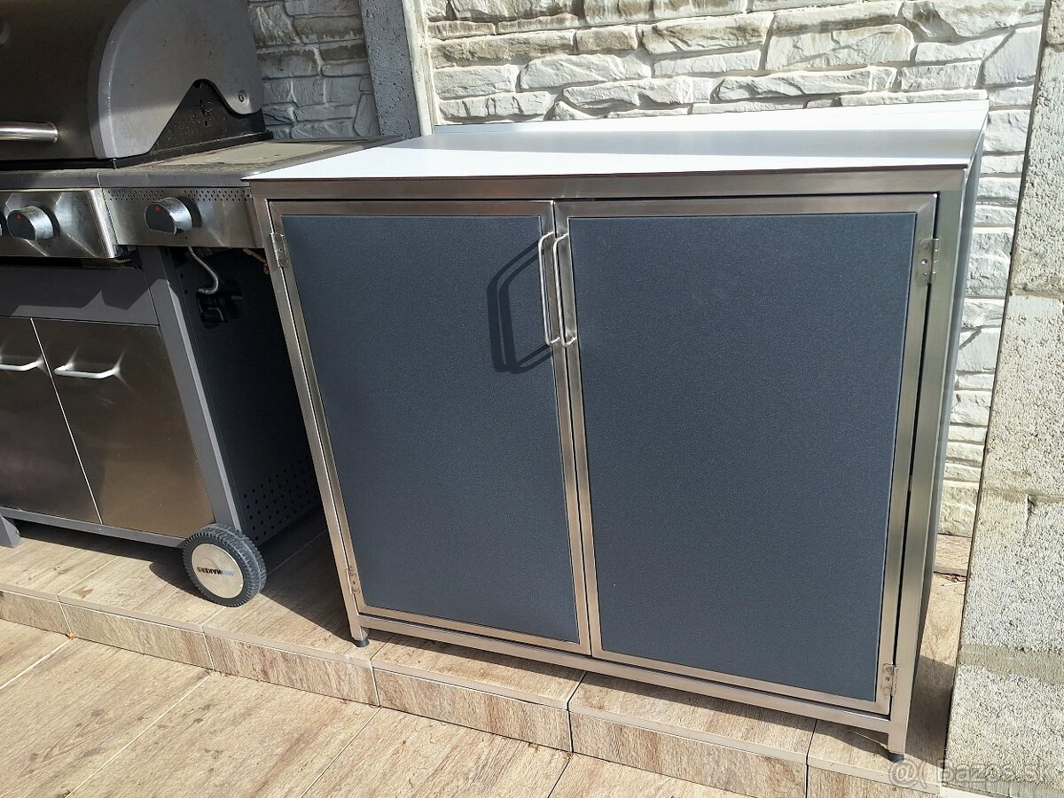 Nerezova skriňa Gastro Nábytok Zahradna Kuchyňa 100x55x85 - 3