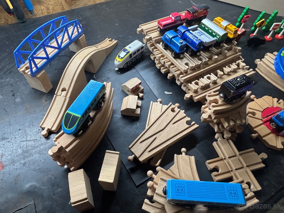 Drevený vláčik s prislusenstvom - 3