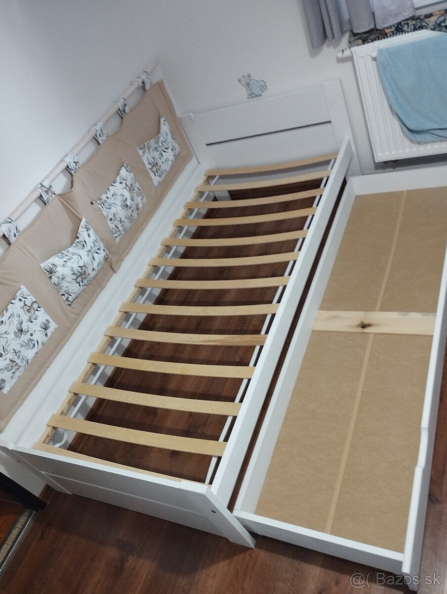 Biela posteľ + úložný box pod posteľou - 3