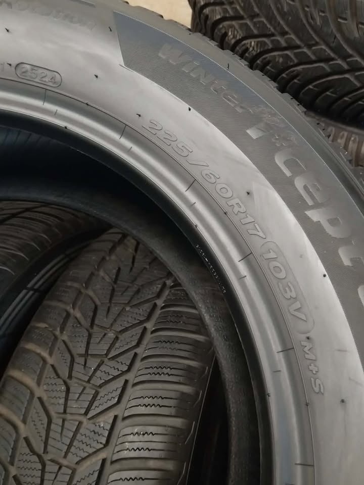 225/60 R 17 zimné HANKOOK...DOT 2524. - 3