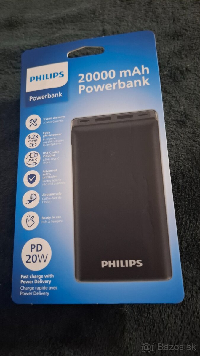 powerbanka Philips má kapacitu 20 000mAh - 3