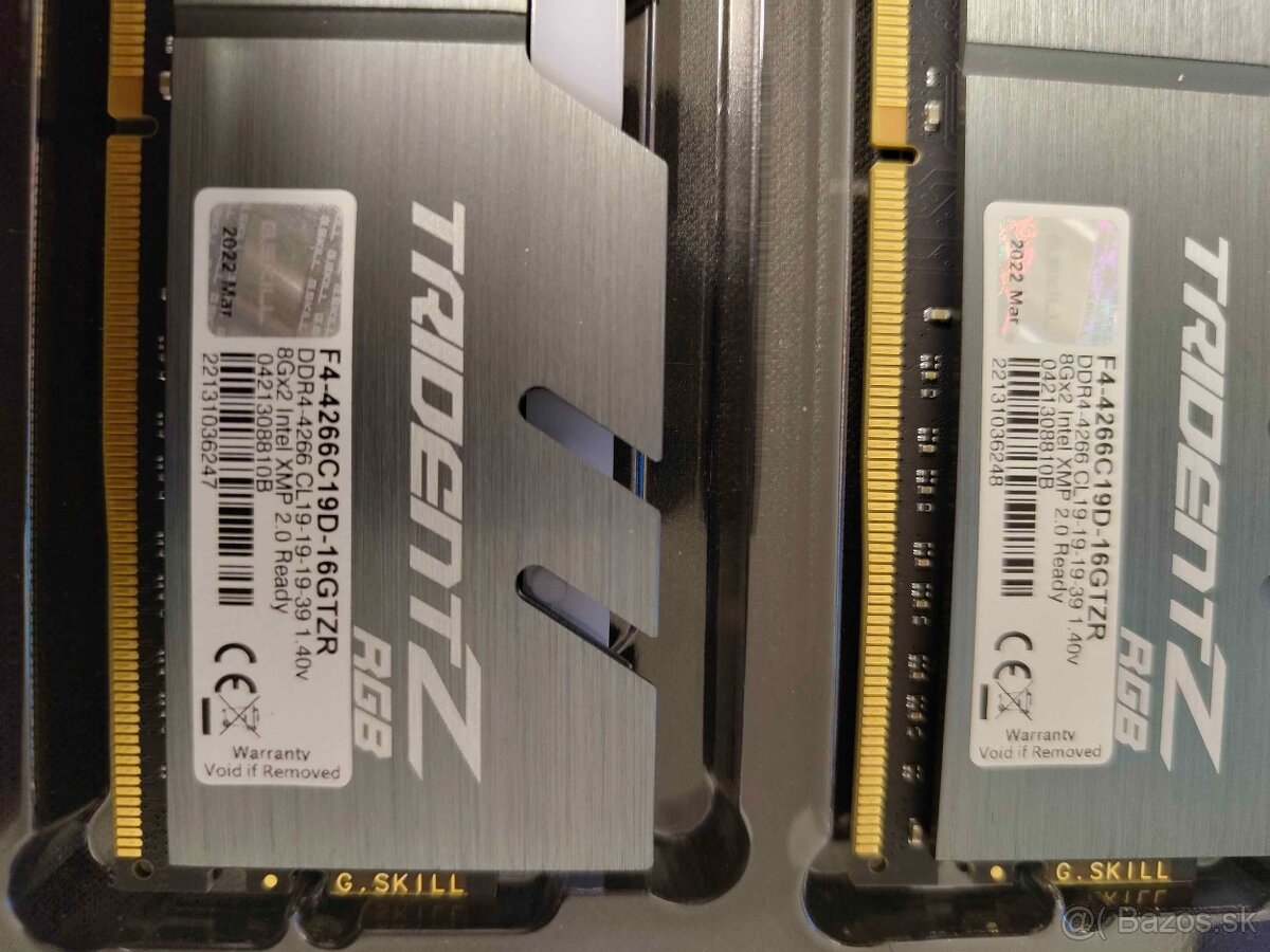 16 GB KIT Trident Z - 3