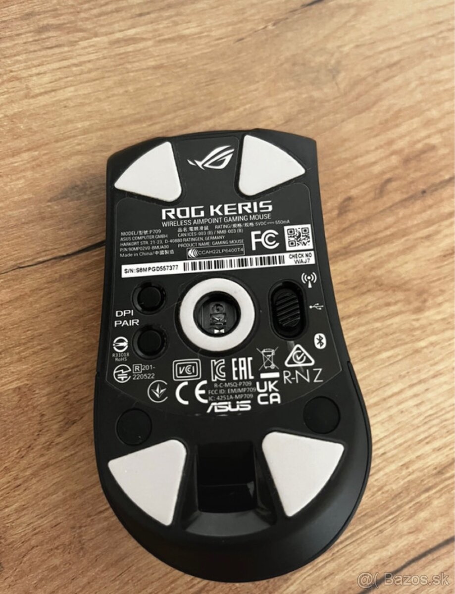 asus rog keris wireless aimpoint - bezdrôtová herná myš - 3