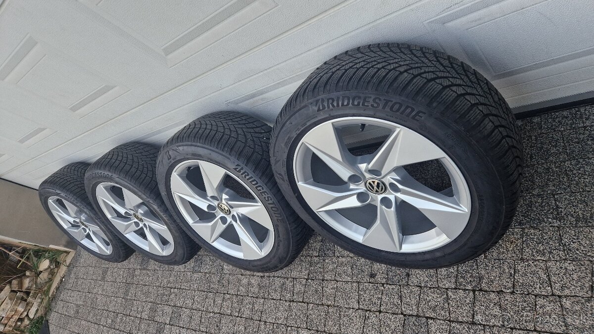 Zimné 225/50 R17, 5x112, 8J, VW, Audi S3, Škoda - 3