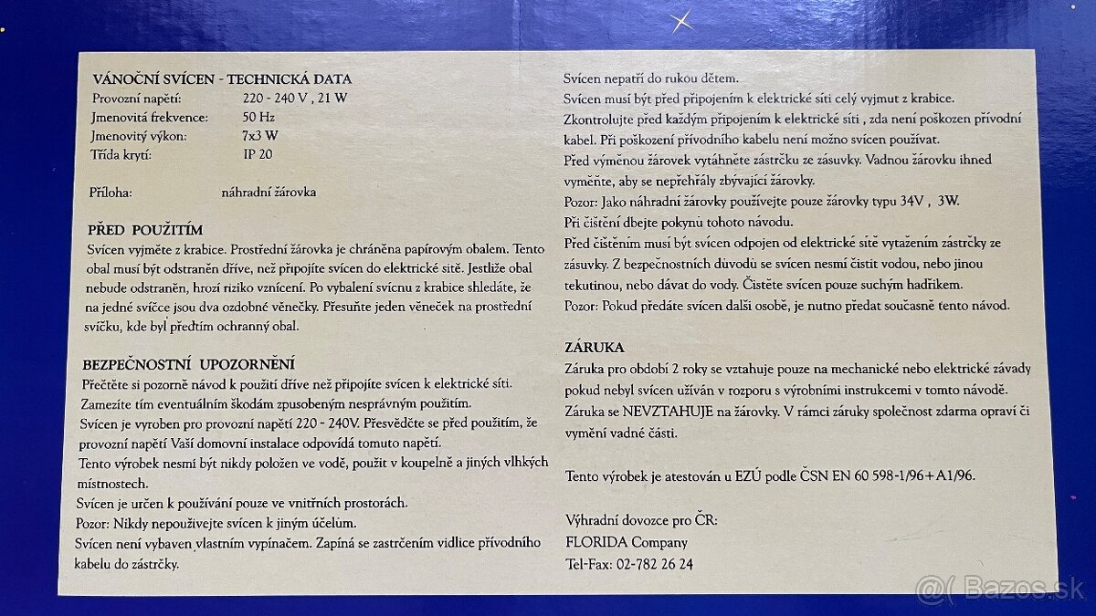 Retro vianočný svietnik - 3