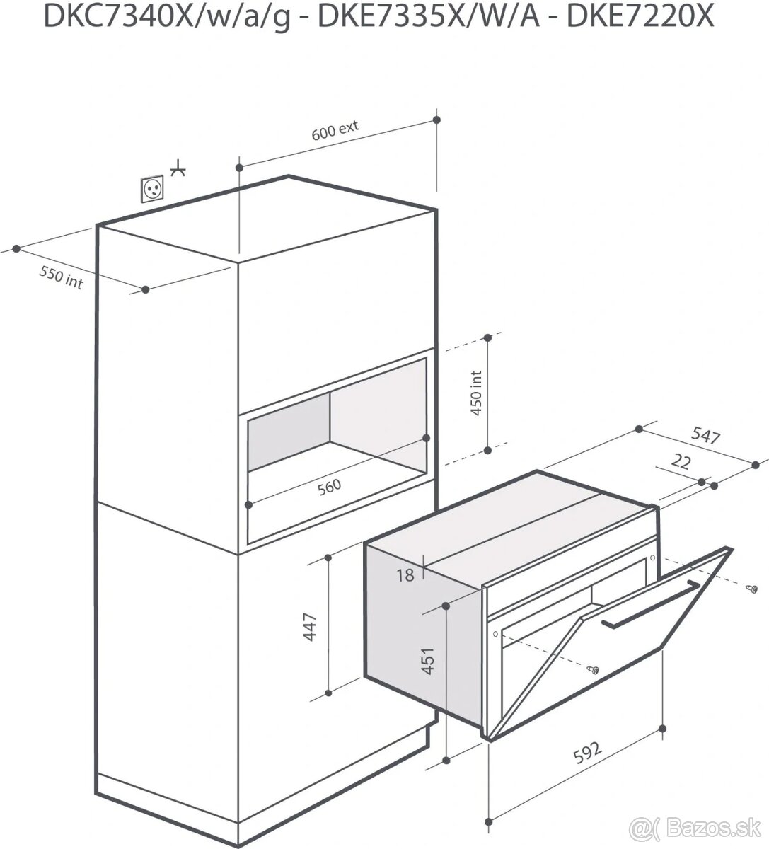 De Dietrich DKE7335A - 3