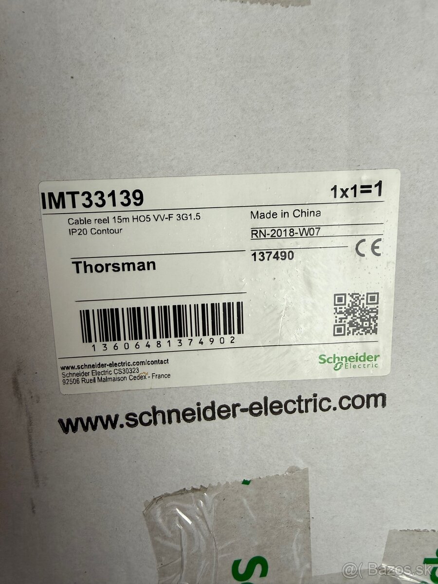 Schneider predlžovaci kábel 15m - 3