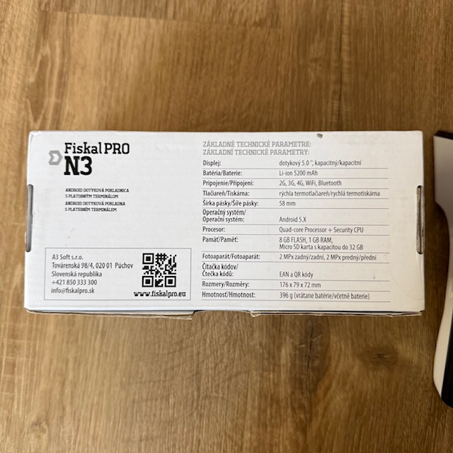Predám platobný terminál Fiskal Pro N3 - 3