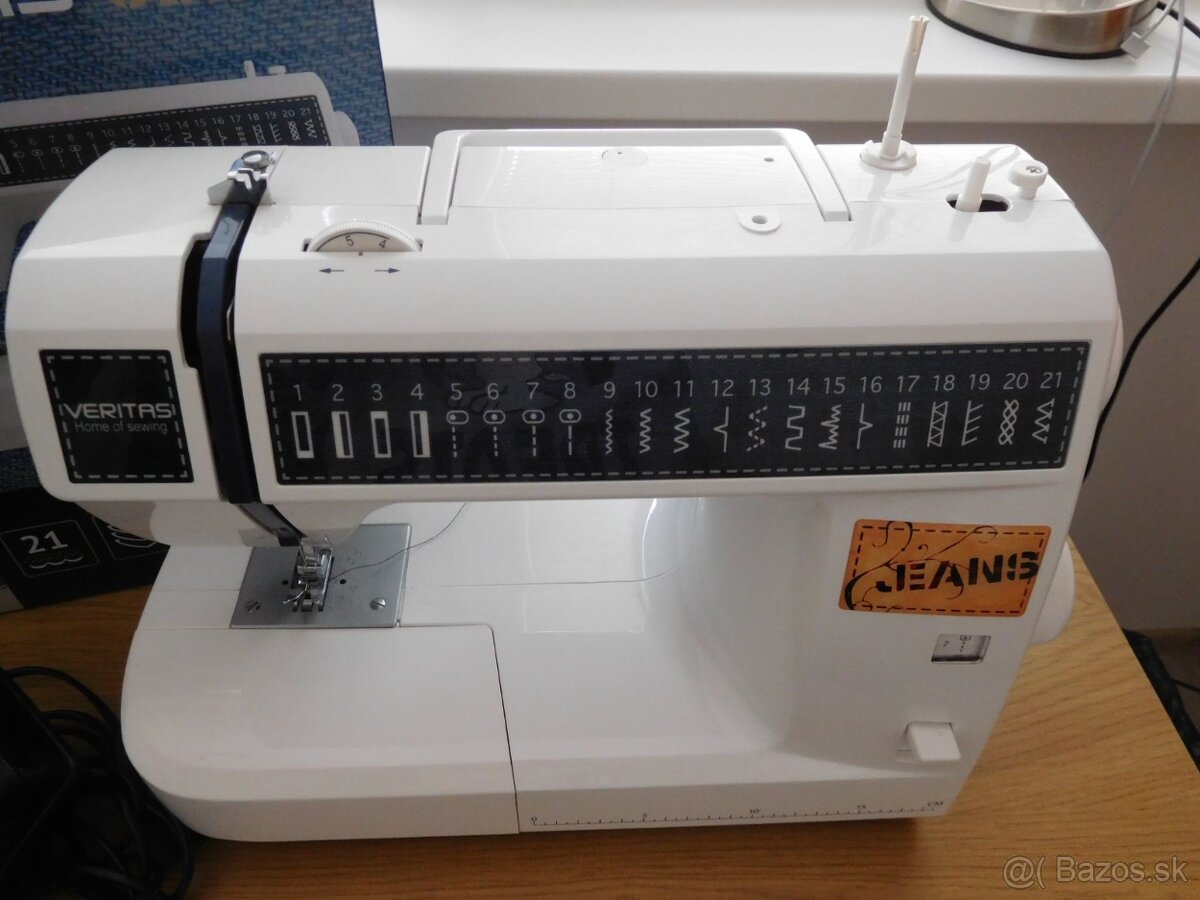 Šijací stroj VERITAS JEANS, 21 programov, - 3