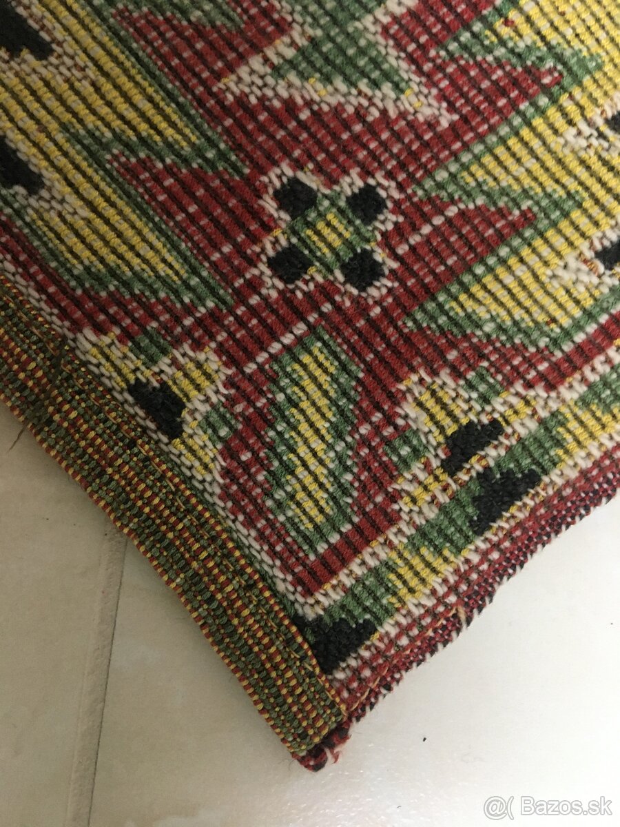 Tkaný dekoračný koberec / prehoz - 3