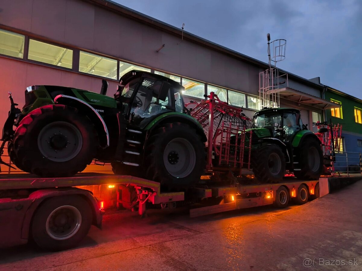 Preprava poľnohospodárskych strojov – traktory, sejačky, plu - 3