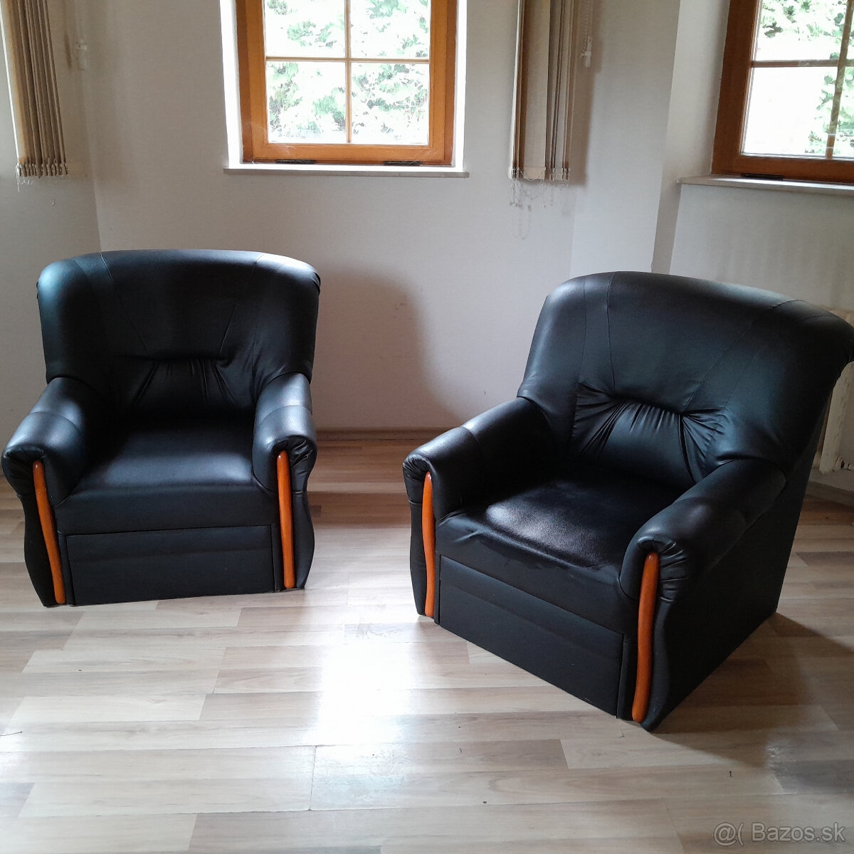 Gauč a kreslá (koženka) - 3