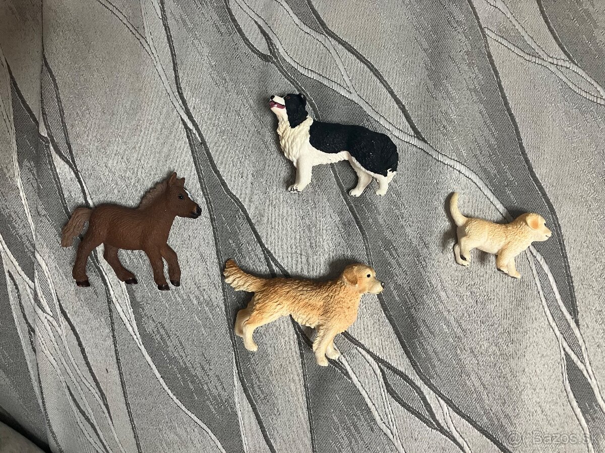 Schleich kone, stajna,doplnky - 3