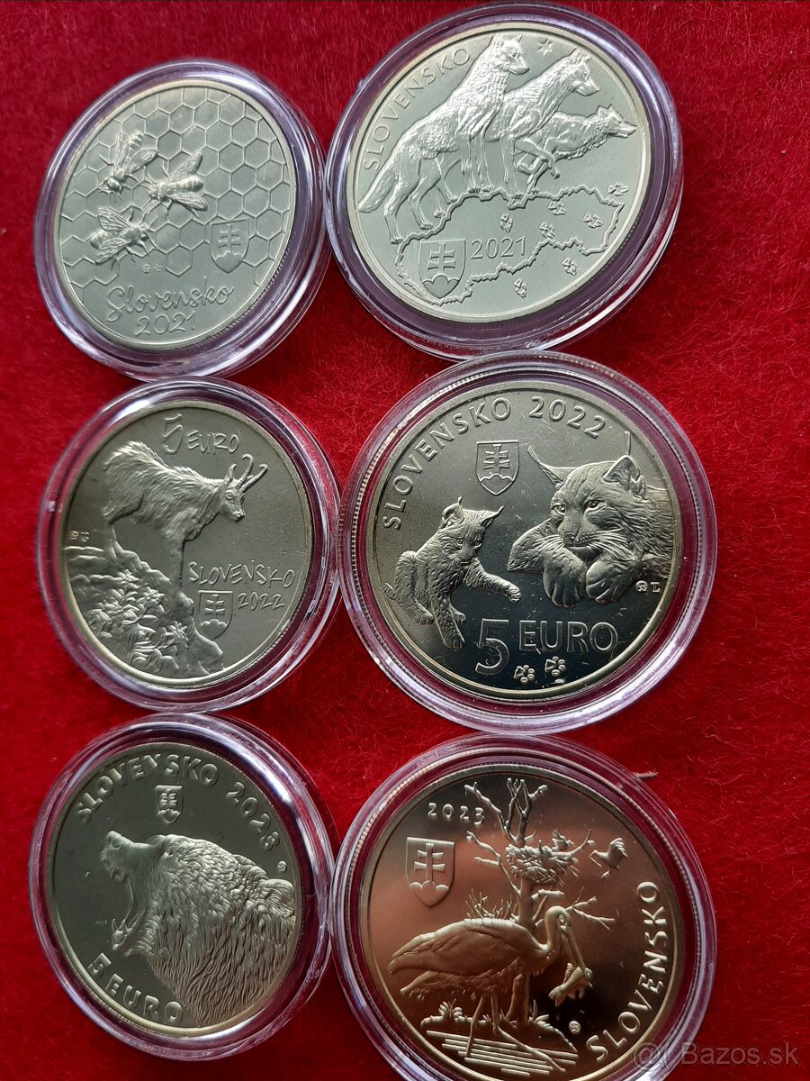 Slovenské 5€ mince - 3