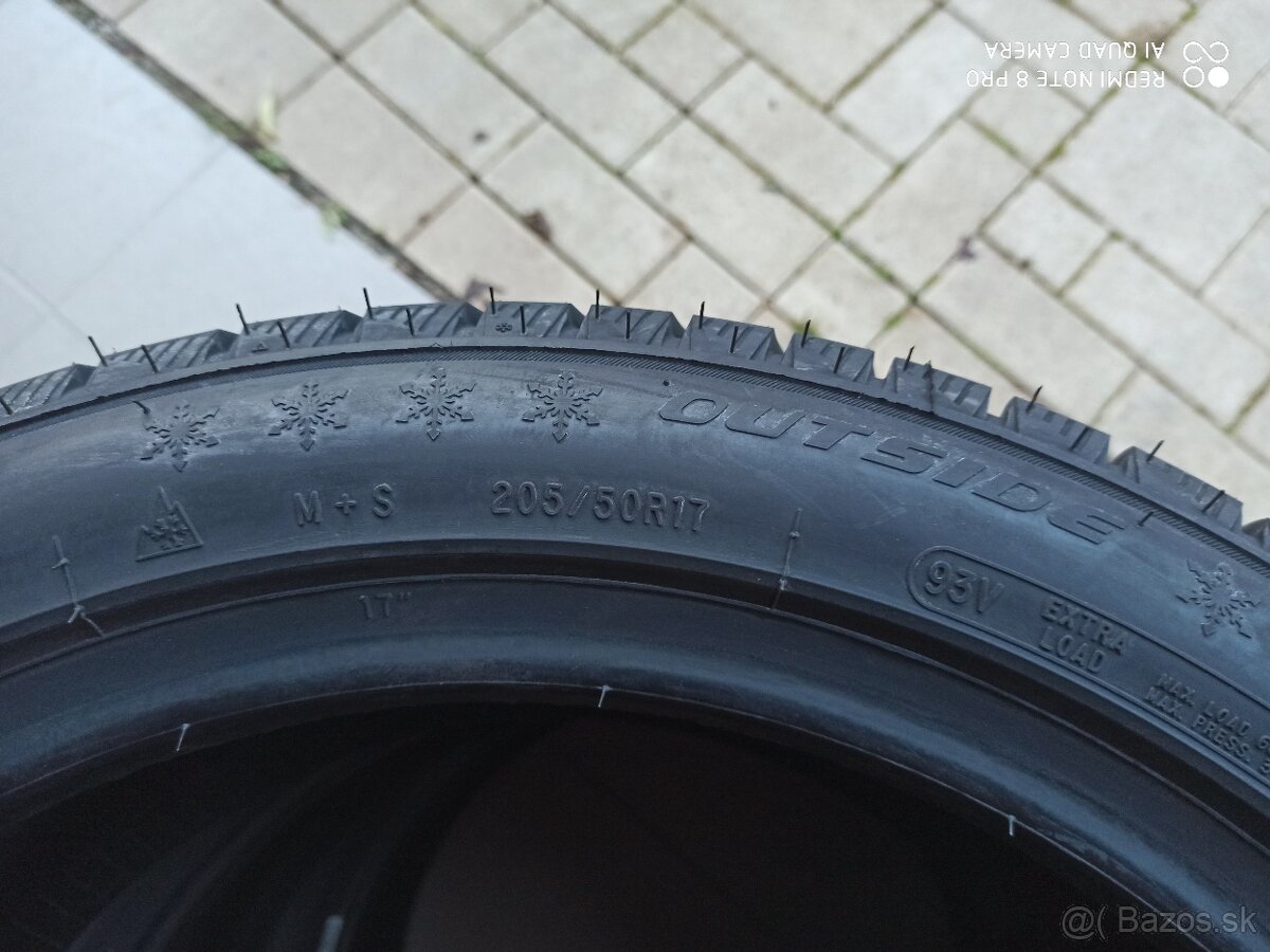 zimne pneu 205/50 R17 - 3
