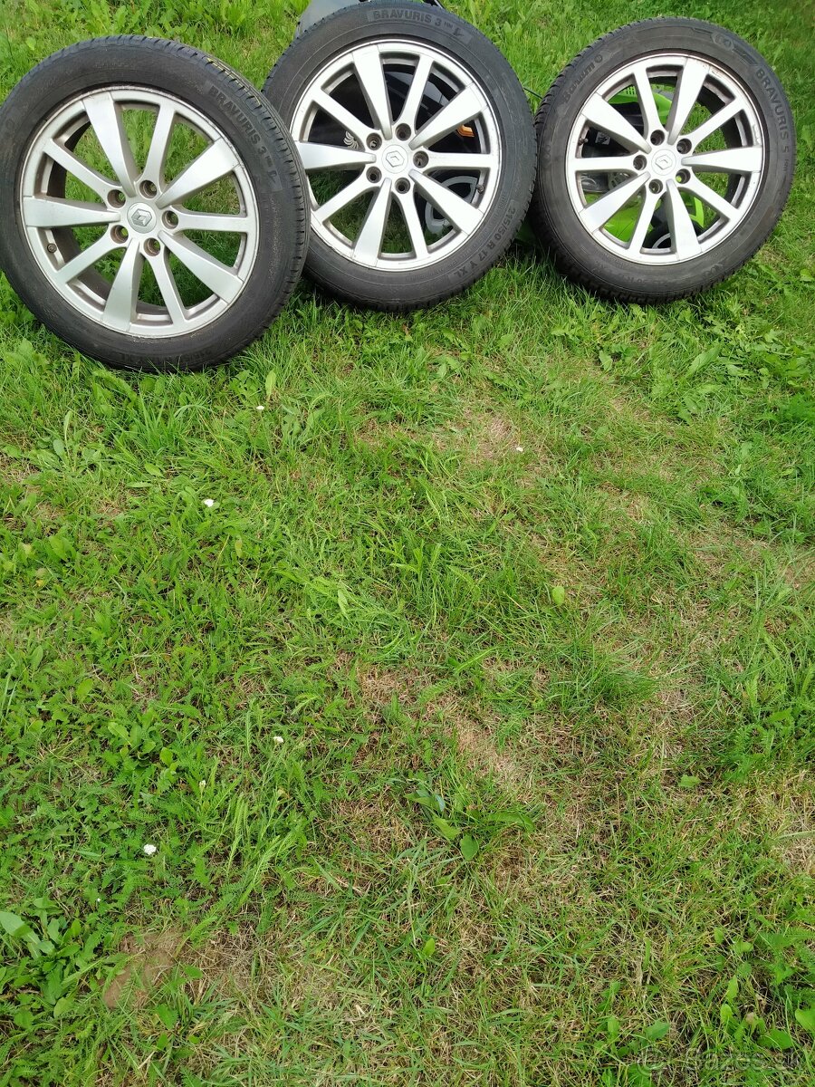 Predám elektróny s pneumatikami r17 - 3