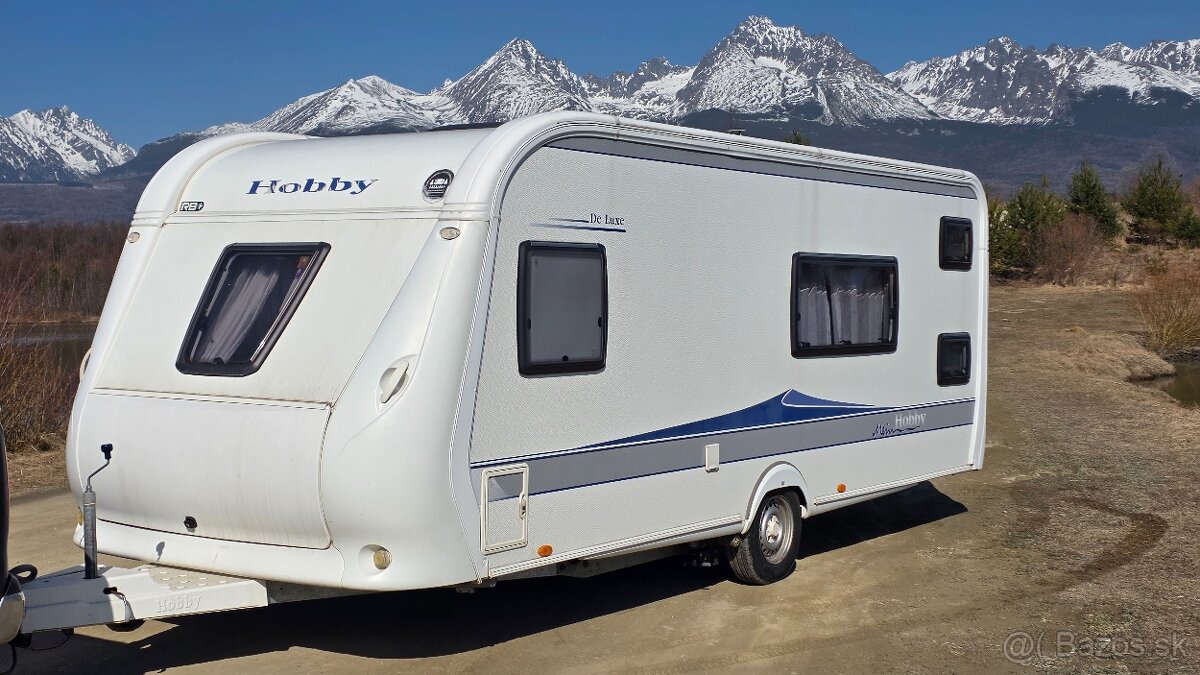 Obytny prives Hobby 540 KMFE - solarny panel, mover - 3