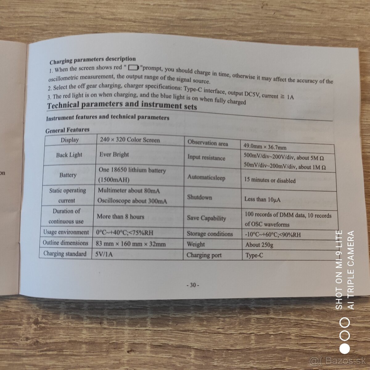 Predám nový digitálny osciloskop – multimeter GD188 - 3