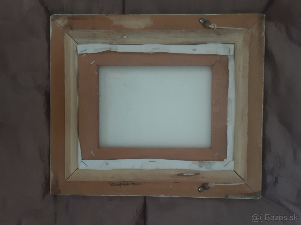 Predaj Olejomaľby kvetov a kópií portrétov v rámoch - 3