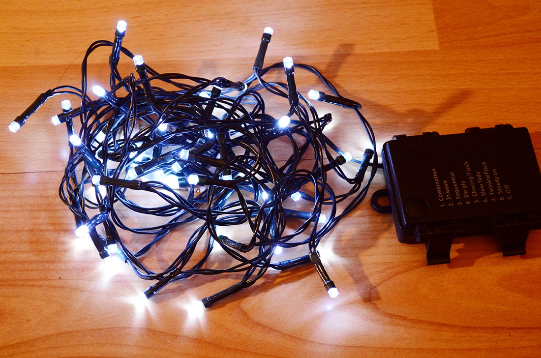 Svetelna retaz na baterie 50 LED 5m - 3