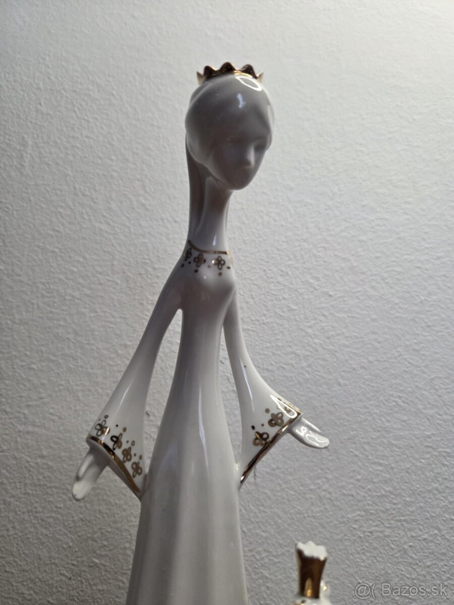 Porcelánová soška Aquincum Budapest - 3