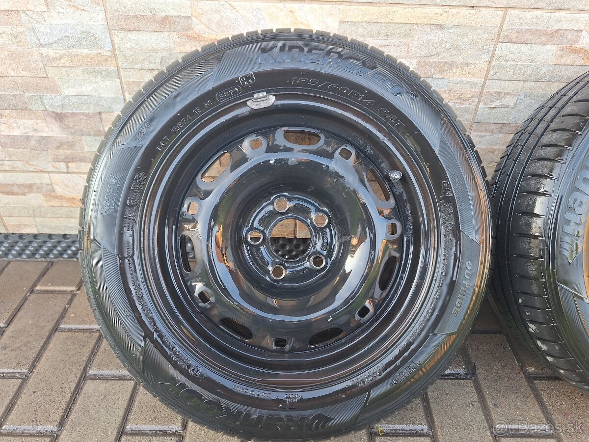 5x100 R14 + pneu 185/60 R14 HANKOOK - 3