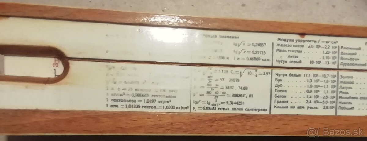 Predám logaritmické pravítko - 3