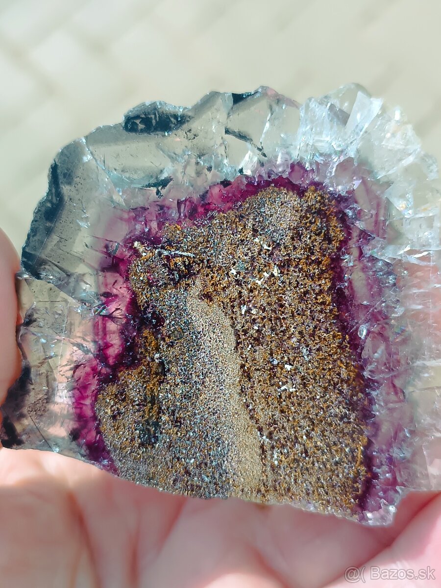 Plátok fluoritu - 3