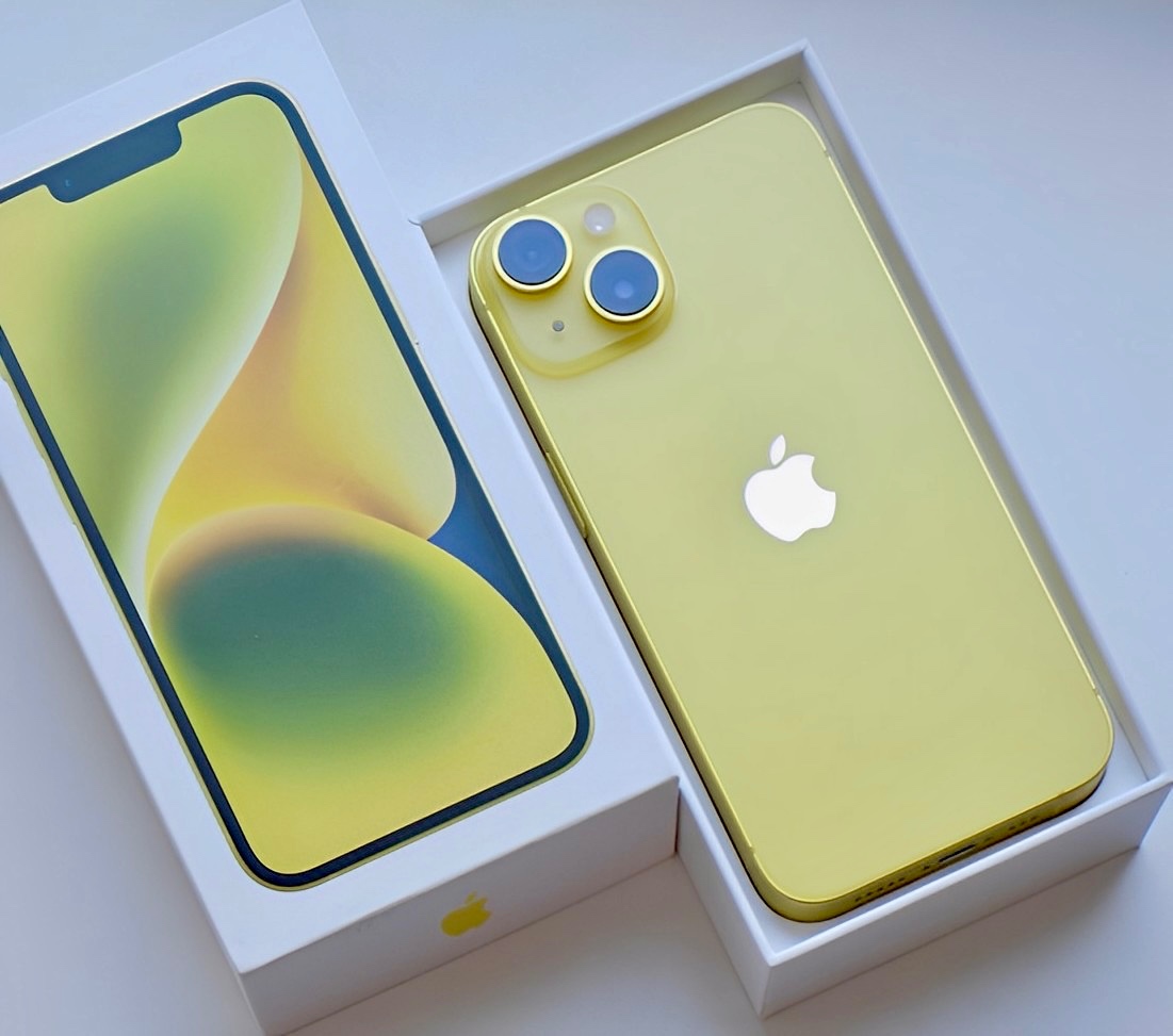 iPhone 14 Yellow BATERIE 100% TOP - 3