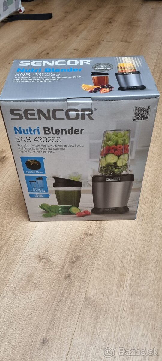 Predám nový Sencor SNB 4302SS nutri mixér. - 3