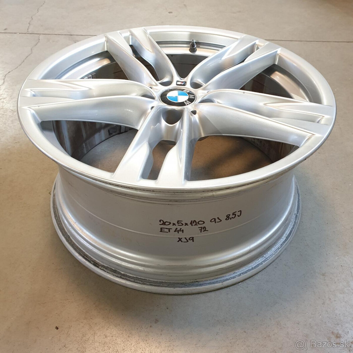 BMW dvojrozmer disky 5x120 R20 9J-8,5J ET44-ET33 - 3